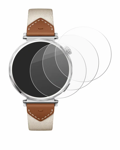 Abbildung des Geräts Huawei Watch GT 5 (41 mm) mit einer Vielzahl des Displayschutzes.