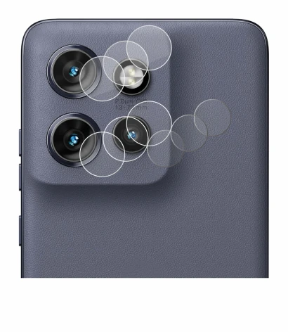 Abbildung des Geräts Motorola Edge 50 Neo (NUR Kameraschutz) mit einer Vielzahl des Displayschutzes.