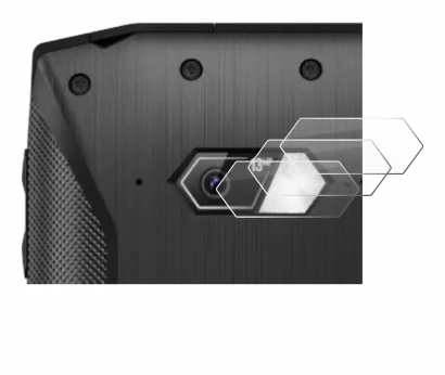Abbildung des Geräts Crosscall Core-M5 (NUR Kameraschutz) mit einer Vielzahl des Displayschutzes.