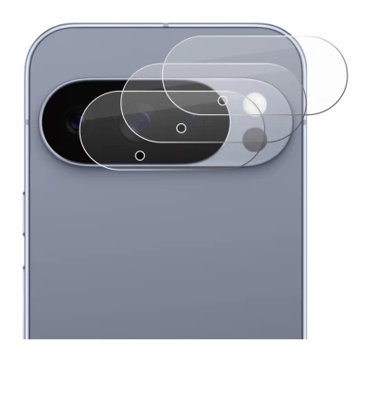 Abbildung des Geräts Google Pixel 10 Pro (NUR Kameraschutz) mit einer Vielzahl des Displayschutzes.