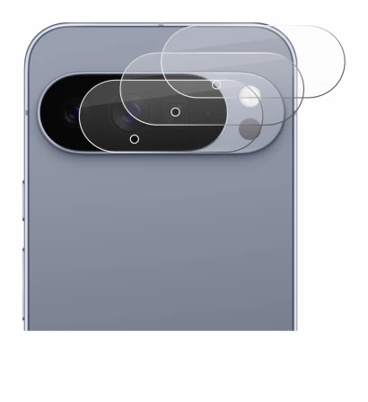 Abbildung des Geräts Google Pixel 10 Pro XL (NUR Kameraschutz) mit einer Vielzahl des Displayschutzes.