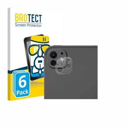 Vorderseite einer Produktverpackung mit dem Markenlogo BROTECT. Daneben ist das Gerät Apple iPad Pro 13" 2025 (NUR Kameraschut