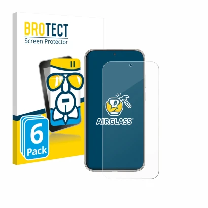 Vorderseite einer Produktverpackung mit dem Markenlogo BROTECT. Daneben ist das Gerät Huawei Mate 70 Air mit dem zugehörigen D