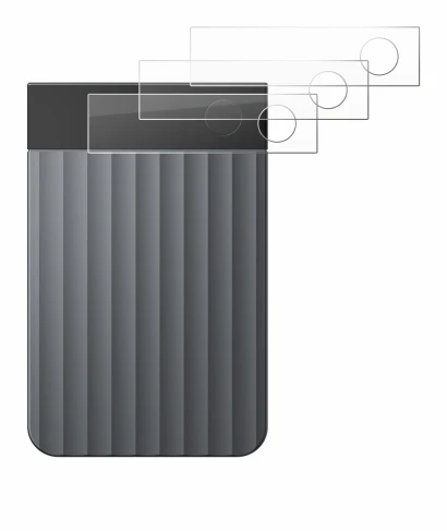 Abbildung des Geräts PLAUD Note Pro mit einer Vielzahl des Displayschutzes.