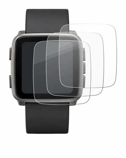 Abbildung des Geräts Pebble Time 2 2026 mit einer Vielzahl des Displayschutzes.