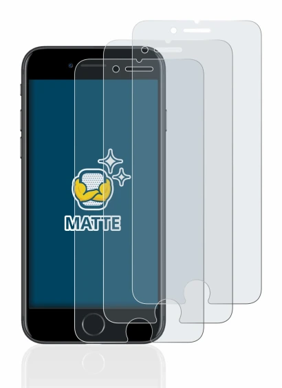 Abbildung des Geräts Apple iPhone 7 mit einer Vielzahl des Displayschutzes.