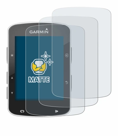Abbildung des Geräts Garmin Edge 820 mit einer Vielzahl des Displayschutzes.