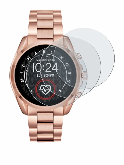 Abbildung des Geräts Michael Kors Access Bradshaw 2 mit einer Vielzahl des Displayschutzes.