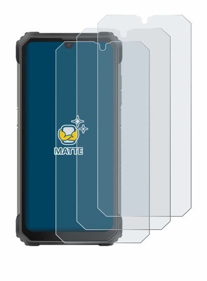 Abbildung des Geräts Blackview BV8800 mit einer Vielzahl des Displayschutzes.