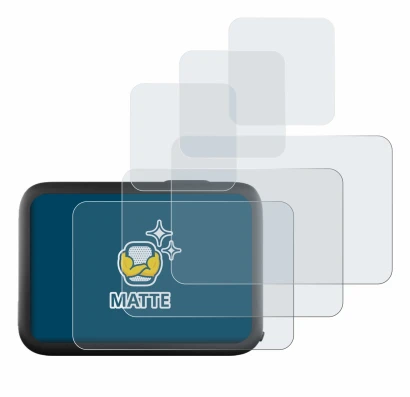 Abbildung des Geräts GoPro Hero 11 Black mit einer Vielzahl des Displayschutzes.