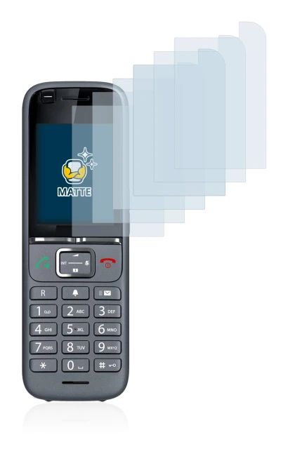 Abbildung des Geräts Gigaset S700H PRO mit einer Vielzahl des Displayschutzes.