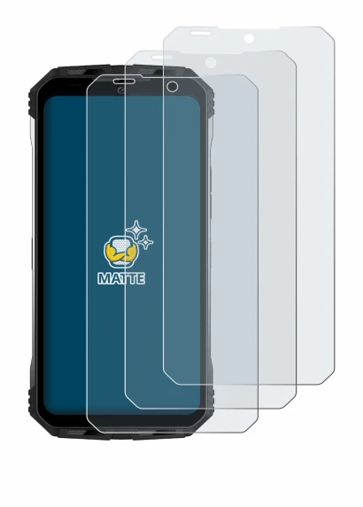 Abbildung des Geräts Doogee S100 Pro mit einer Vielzahl des Displayschutzes.