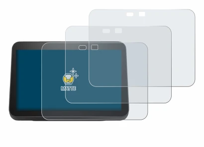 Abbildung des Geräts Amazon Echo Show 8 2023 (3. Gen.) mit einer Vielzahl des Displayschutzes.