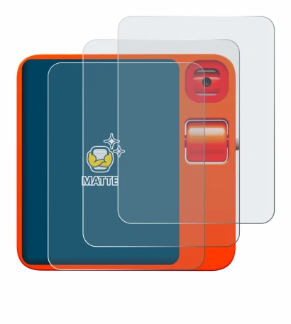 Abbildung des Geräts rabbit r1 mit einer Vielzahl des Displayschutzes.