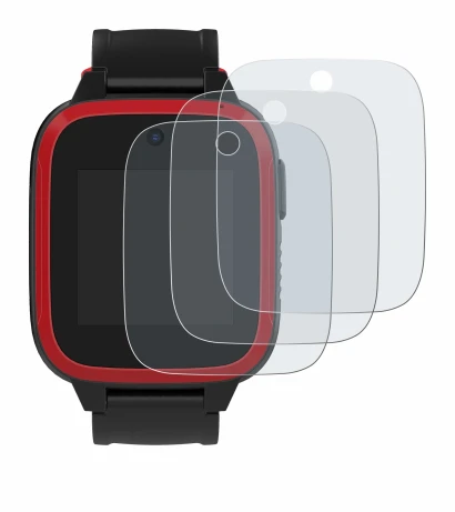 Abbildung des Geräts Xplora Let's Go mit einer Vielzahl des Displayschutzes.