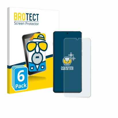 Vorderseite einer Produktverpackung mit dem Markenlogo BROTECT. Daneben ist das Gerät OnePlus 13 mit dem zugehörigen Displaysc