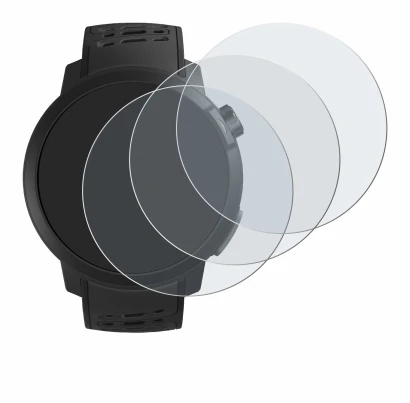 Abbildung des Geräts Coros Pace Pro mit einer Vielzahl des Displayschutzes.