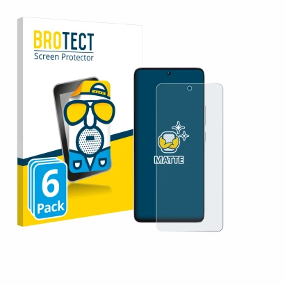 Vorderseite einer Produktverpackung mit dem Markenlogo BROTECT. Daneben ist das Gerät Xiaomi Poco M7 Pro mit dem zugehörigen D