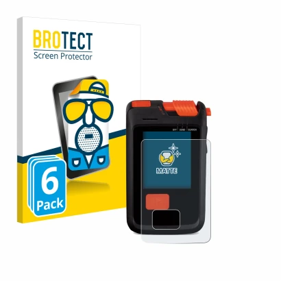 Vorderseite einer Produktverpackung mit dem Markenlogo BROTECT. Daneben ist das Gerät Mammut Barryvox S2 mit dem zugehörigen D