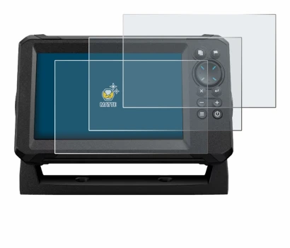 Abbildung des Geräts Lowrance Eagle 7 mit einer Vielzahl des Displayschutzes.