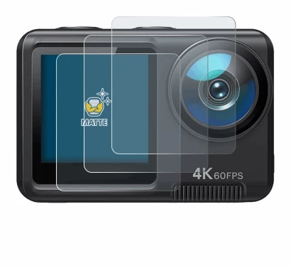 Abbildung des Geräts Wolfang GA420 mit einer Vielzahl des Displayschutzes.