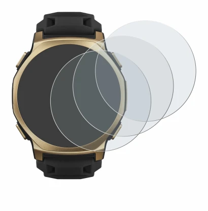 Abbildung des Geräts Huami Amazfit T-Rex 3 Pro (44 mm) mit einer Vielzahl des Displayschutzes.