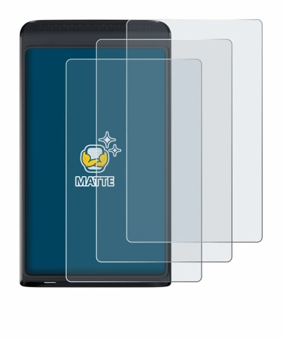 Abbildung des Geräts Vasco Translator Q1 mit einer Vielzahl des Displayschutzes.