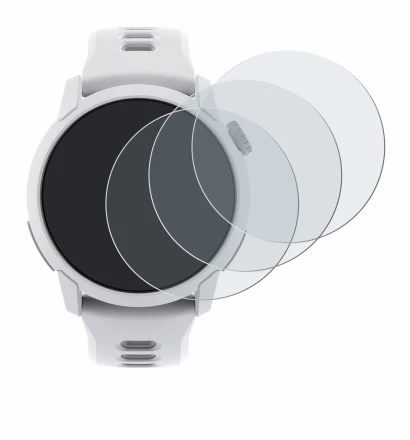 Abbildung des Geräts Coros Pace 4 mit einer Vielzahl des Displayschutzes.