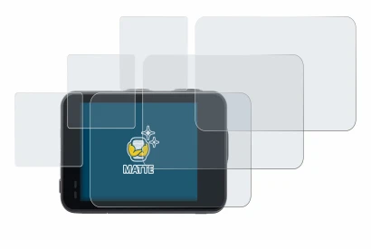 Abbildung des Geräts Akaso Brave 7 mit einer Vielzahl des Displayschutzes.