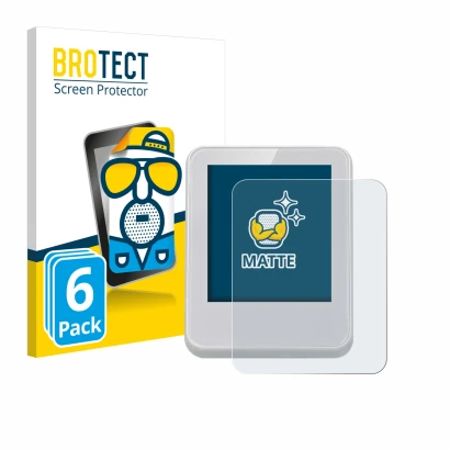 Vorderseite einer Produktverpackung mit dem Markenlogo BROTECT. Daneben ist das Gerät Bresser ClimaTemp Digitales Raumthermome