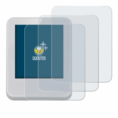 Abbildung des Geräts Bresser ClimaTemp Digitales Raumthermometer mit einer Vielzahl des Displayschutzes.