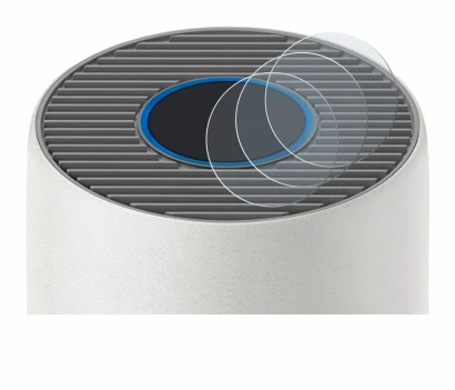 Abbildung des Geräts Philips 2000i Series AC2939 mit einer Vielzahl des Displayschutzes.