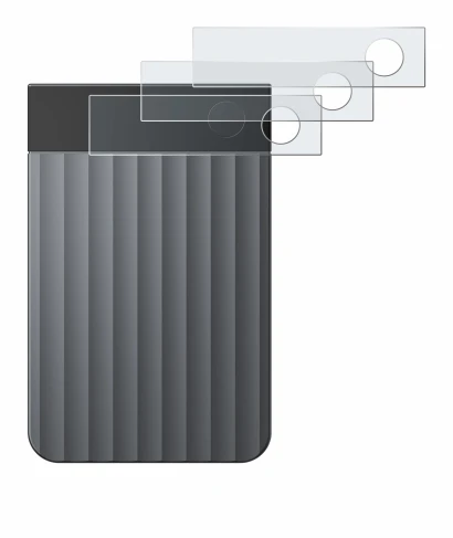 Abbildung des Geräts PLAUD Note Pro mit einer Vielzahl des Displayschutzes.