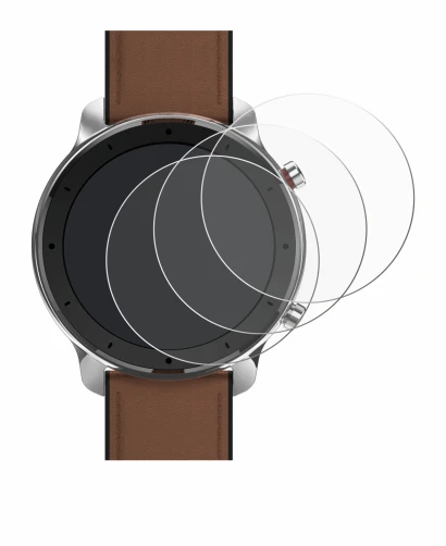 Abbildung des Geräts Huami Amazfit GTR (47 mm) mit einer Vielzahl des Displayschutzes.