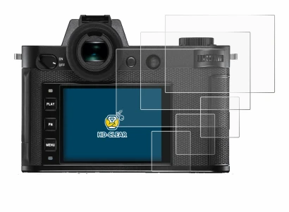 Abbildung des Geräts Leica SL2-S mit einer Vielzahl des Displayschutzes.