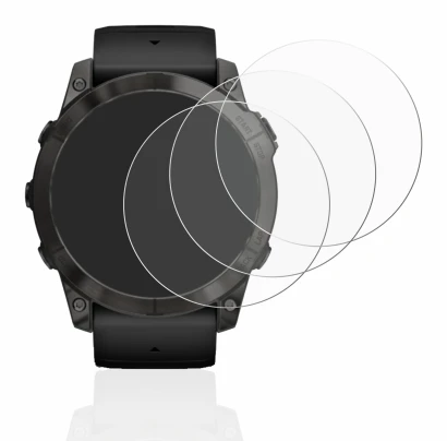 Abbildung des Geräts Garmin Epix Pro (Gen 2) (51 mm) mit einer Vielzahl des Displayschutzes.