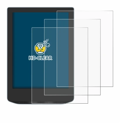 Abbildung des Geräts PocketBook Verse mit einer Vielzahl des Displayschutzes.