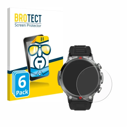 Vorderseite einer Produktverpackung mit dem Markenlogo BROTECT. Daneben ist das Gerät IFMDA S100 1.45" mit dem zugehörigen Dis