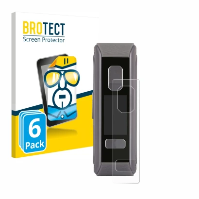 Vorderseite einer Produktverpackung mit dem Markenlogo BROTECT. Daneben ist das Gerät GeekVape Aegis Max2 / Max100 mit dem zug