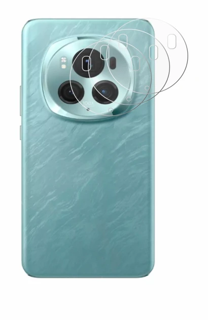 Abbildung des Geräts Honor Magic 6 Pro (NUR Kameraschutz) mit einer Vielzahl des Displayschutzes.