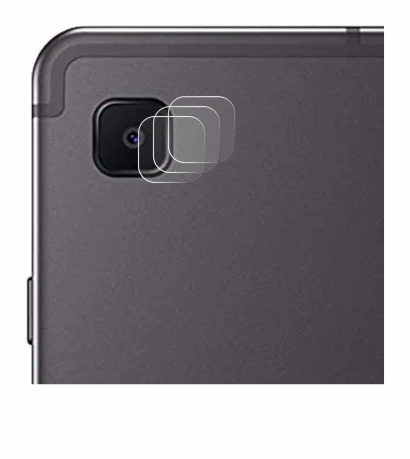 Abbildung des Geräts Samsung Galaxy Tab S6 Lite WiFi 2024 (NUR Kameraschutz) mit einer Vielzahl des Displayschutzes.