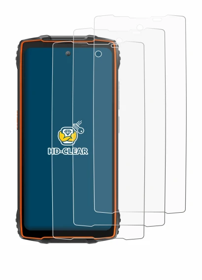 Abbildung des Geräts Blackview Oscal Pilot 2 mit einer Vielzahl des Displayschutzes.