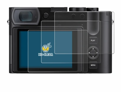 Abbildung des Geräts Leica Q3 43 mit einer Vielzahl des Displayschutzes.
