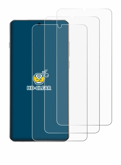 Abbildung des Geräts OnePlus 13 mit einer Vielzahl des Displayschutzes.