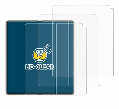 Abbildung des Geräts Huawei Mate X6 (Inneres Display) mit einer Vielzahl des Displayschutzes.