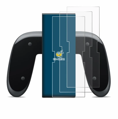 Abbildung des Geräts Nintendo Switch 2 Joy-Con 2-Holder mit einer Vielzahl des Displayschutzes.