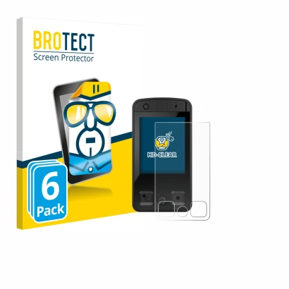 Vorderseite einer Produktverpackung mit dem Markenlogo BROTECT. Daneben ist das Gerät Bosch Kiox 400C mit dem zugehörigen Disp