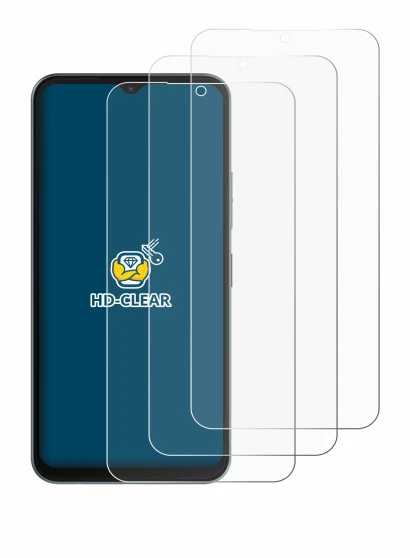 Abbildung des Geräts Telekom T Phone 3 mit einer Vielzahl des Displayschutzes.