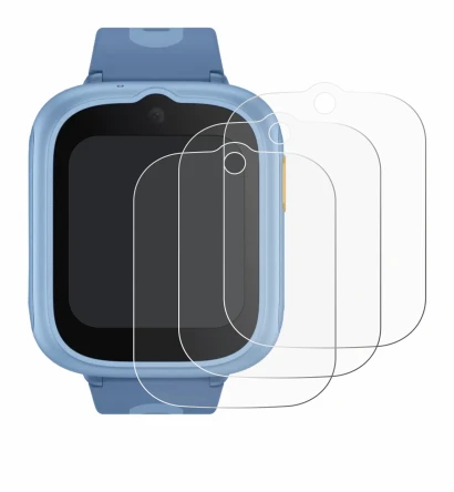 Abbildung des Geräts TCL Movetime MT48 mit einer Vielzahl des Displayschutzes.