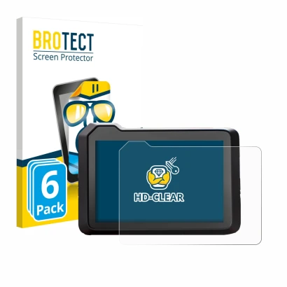 Vorderseite einer Produktverpackung mit dem Markenlogo BROTECT. Daneben ist das Gerät KTM 990 Duke 2024 mit dem zugehörigen Di